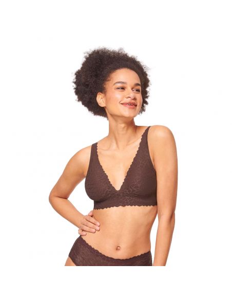 Sloggi Zero Feel Lace 2.0 Top Ebony Brown