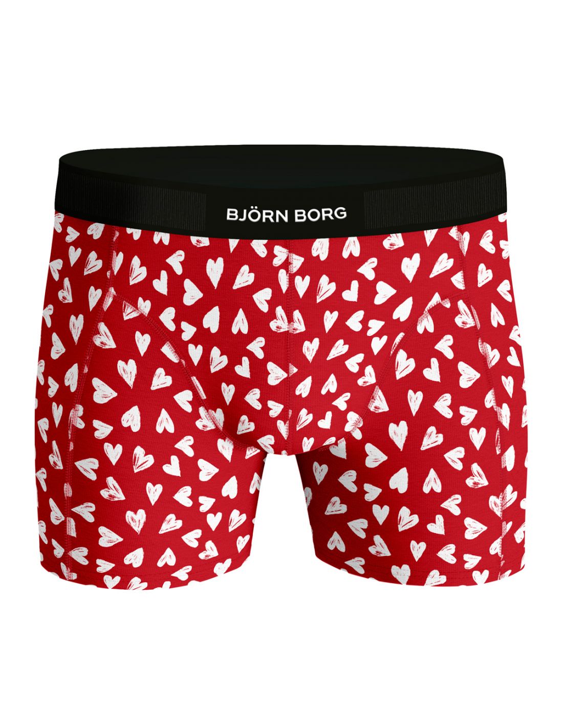 Borg Heren Boxershorts 1Pack Premium Cotton Stretch Valentine
