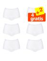 Sloggi Basic Maxi Slip Wit 6Pack 4+2 Gratis!