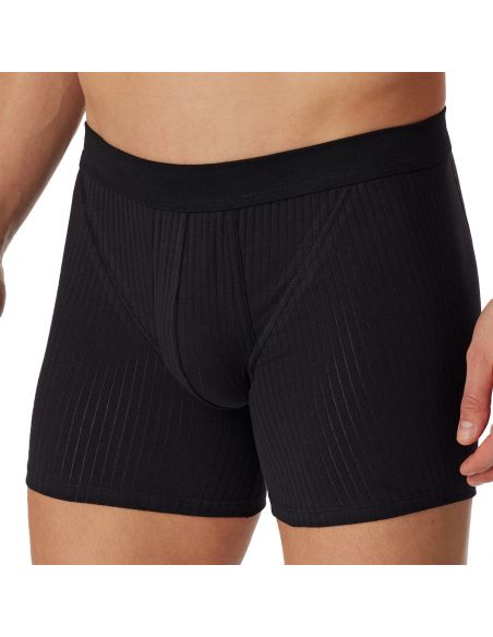 SCHIESSER Boxershort AUTHENTIC met gulp 2Pack Zwart