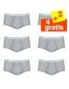 Sloggi Men Basic Maxi Grijs 6Pack, 4+2 gratis