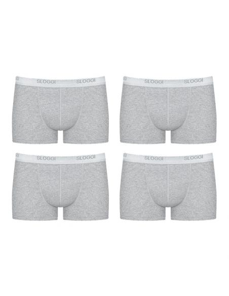 Sloggi Men Basic Short 4pack Grijs 3+1 Gratis