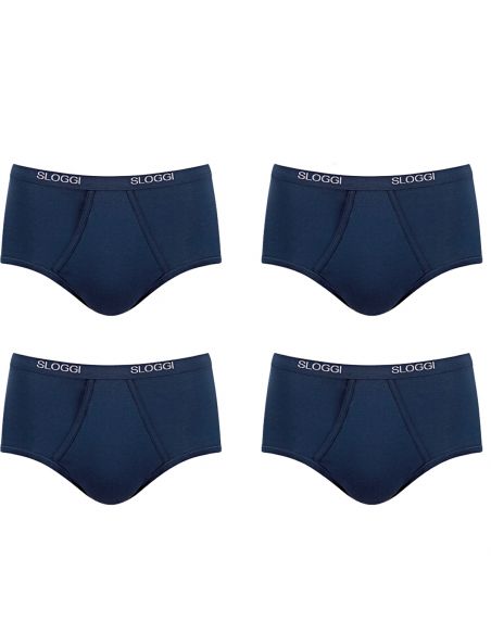 Sloggi Men Basic Maxi 4 pack Blauw 3+1 Gratis