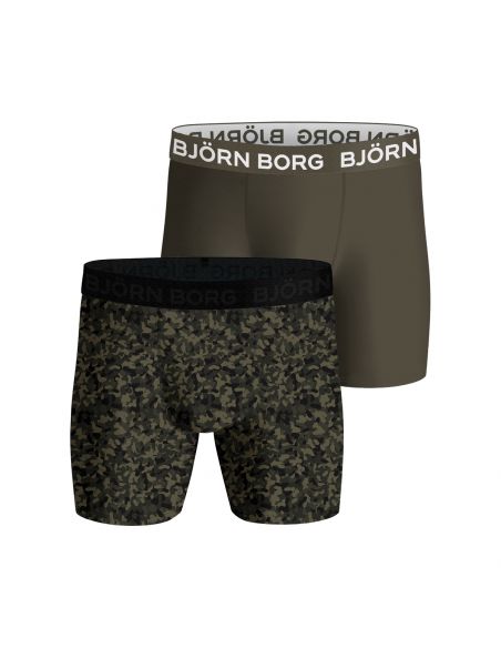 Bjorn Borg Heren Boxershort 2Pack Performance Camo MP001