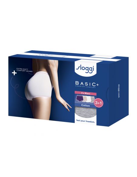 Sloggi Basic Maxi Slip 4 pack C4P V018 3+1 gratis