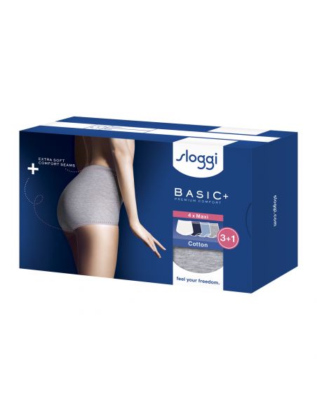 Sloggi Basic Maxi Slip 4 pack C4P V017 3+1 gratis