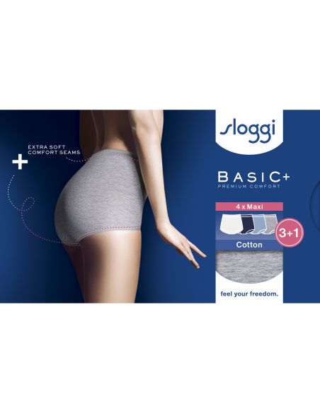 Sloggi Basic Maxi Slip 4 pack C4P V017 3+1 gratis