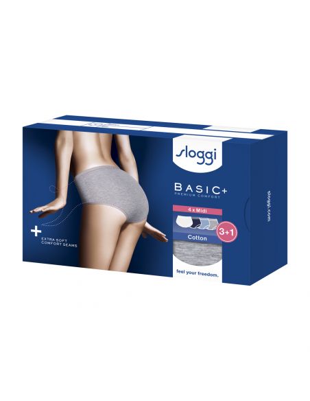 Sloggi Basic Midi Slip 4 pack C4P V017 3+1 gratis