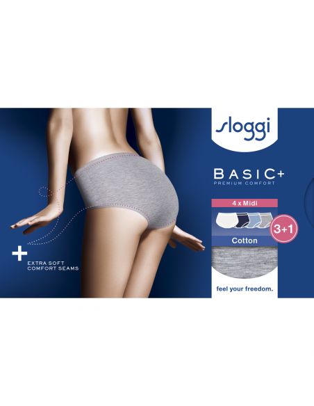 Sloggi Basic Midi Slip 4 pack C4P V017 3+1 gratis