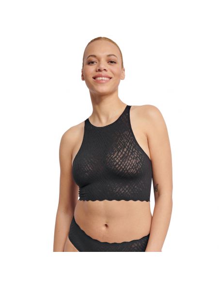 Sloggi Zero Feel Bliss Crop Top Zwart