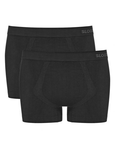 Sloggi Men GO Smooth Short 2Pack Zwart