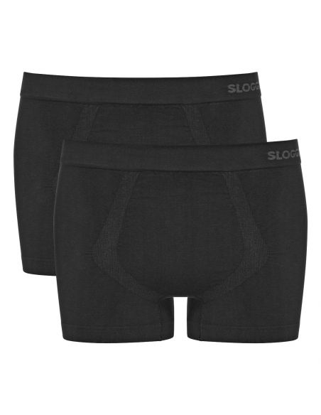 Sloggi Men GO Smooth Short 2Pack Zwart