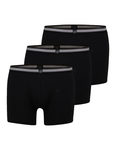 Bugatti Heren Long Pants Flexcity 3Pack Zwart