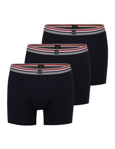 Bugatti Heren Long Pants Flexcity 3Pack Navy