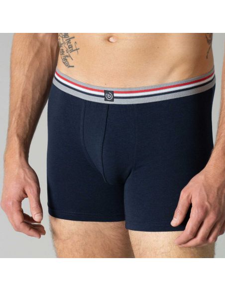 Bugatti Heren Long Pants Flexcity 3Pack Navy