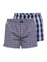 Bugatti Heren Boxer Shorts Pure Cotton 2Pack Red Blue