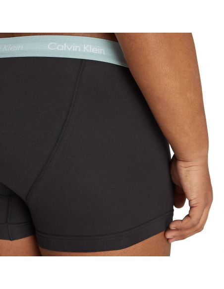 Calvin Klein Ondergoed BIG Trunk Cotton Stretch Zwart Grijs Wit 32Y