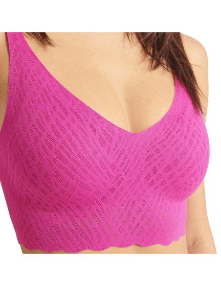 Sloggi Zero Feel Bliss Bralette Plum Fusion