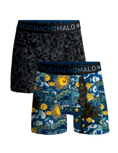 MuchachoMalo Jongens Boxershorts 2Pack Starry