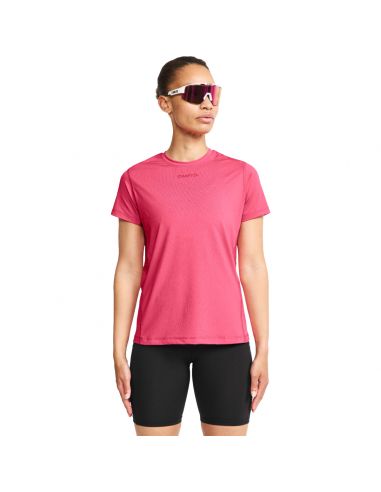 Craft Dames Sport T-Shirt ADV ESSENCE SS Slim Fuchsia