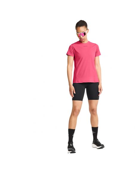 Craft Dames Sport T-Shirt ADV ESSENCE SS Slim Fuchsia