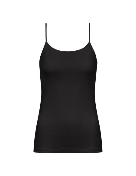 MEY Dames Emotion Top Spaghetti Hemd Zwart 55201