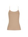 MEY Dames Emotion Top Spaghetti Hemd Cream Tan 55201