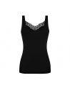 MEY Dames Emotion Elegance Hemd Top Zwart 55371