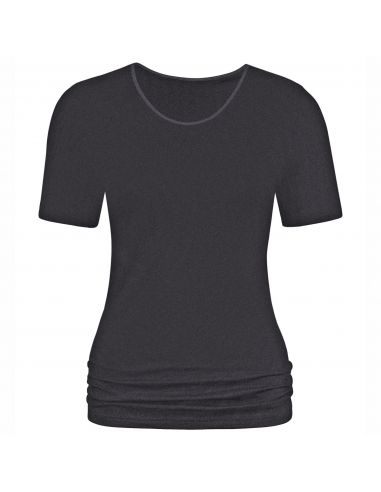 MEY Dames Emotion T-Shirt Zwart 56201