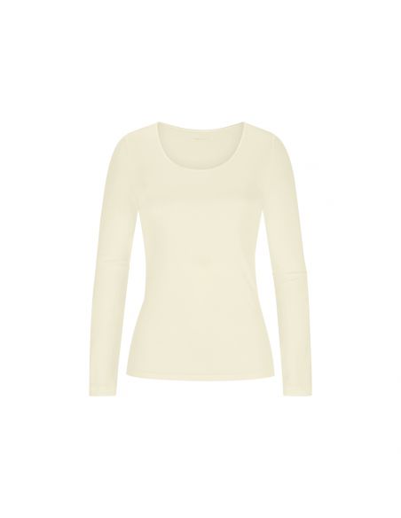 MEY Dames Emotion Longsleeve Shirt Champagne 56202