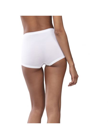 MEY Lights Dames Panty Short Kant Wit 89206