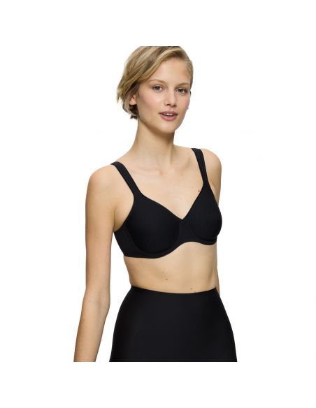 Triumph Dames BH Modern Soft Cotton W Zwart