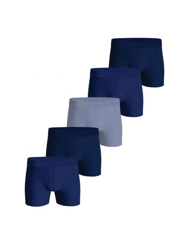 Bjorn Borg Heren Boxershort 5Pack Cotton Stretch Blue MP004