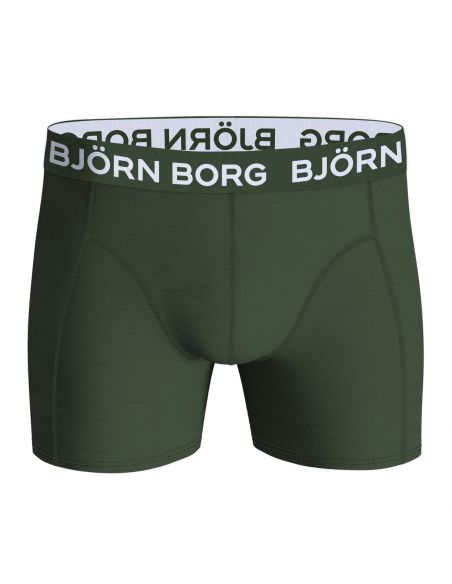 Bjorn Borg Heren Boxershort 5Pack Cotton Stretch Leaves MP005