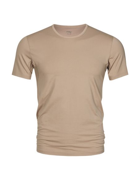 MEY Heren T-Shirt Crew Neck Nude Dry Cotton Het Eronderhemd Business Shirt 46082