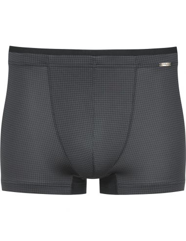 MEY Heren Houndstooth Micro Shorty Boxer Zwart 62221 