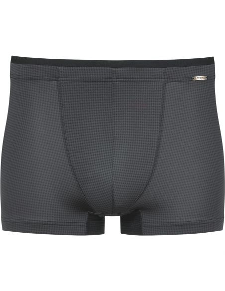 MEY Heren Houndstooth Micro Shorty Boxer Zwart 62221 