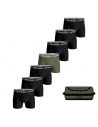 Bjorn Borg Heren Boxershort 7Pack Cotton Stretch Black Green Bag MP004