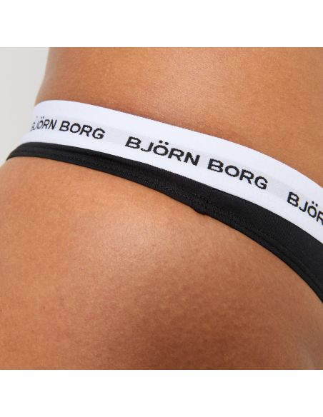 Bjorn Borg Dames String 2Pack CORE LOGO MP002