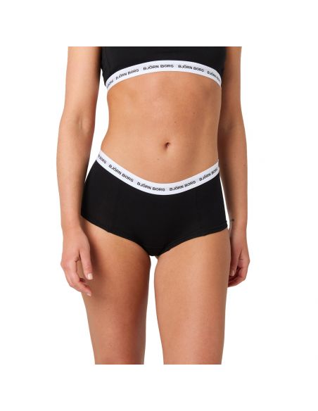 Bjorn Borg Dames Minishorts 2Pack CORE LOGO Zwart MP002