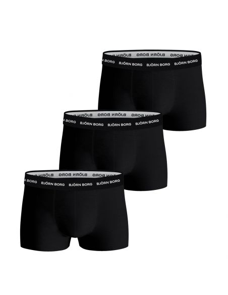 Bjorn Borg Heren Trunk Shorts 3Pack Cotton Stretch MP001