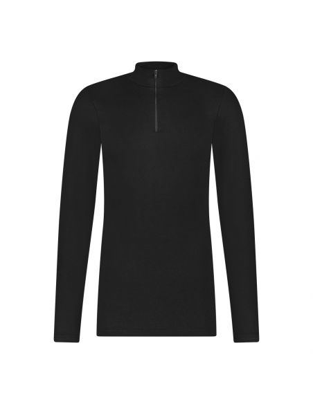 Ten Cate Heren Thermo Shirt Zipper Longsleeve Zwart