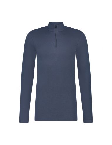 Ten Cate Heren Thermo Shirt Zipper Longsleeve Navy