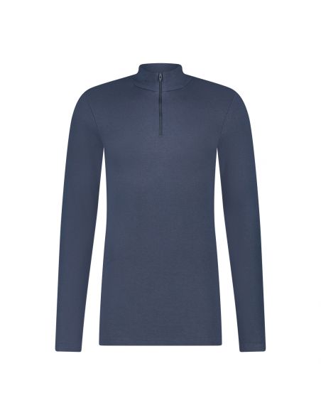 Ten Cate Heren Thermo Shirt Zipper Longsleeve Navy