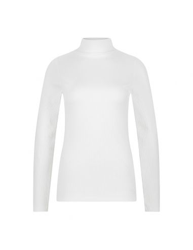 Ten Cate Dames Thermo Rib Shirt Longsleeve High Neck Wit