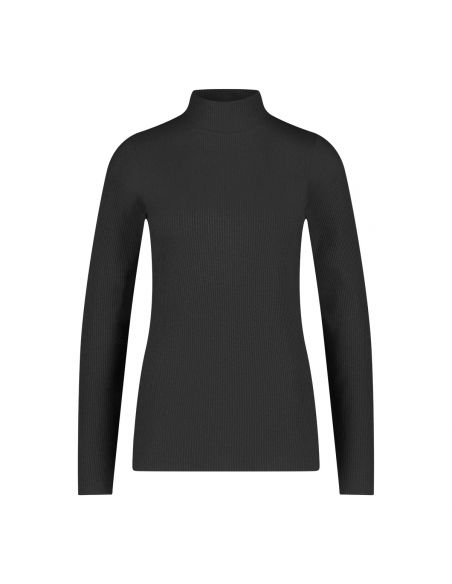 Ten Cate Dames Thermo Rib Shirt Longsleeve High Neck Zwart