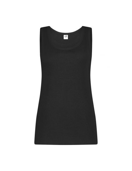 Ten Cate Dames Thermo Rib Singlet Zwart