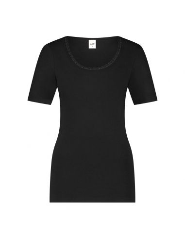 Ten Cate Dames Thermo Lace T-Shirt Zwart