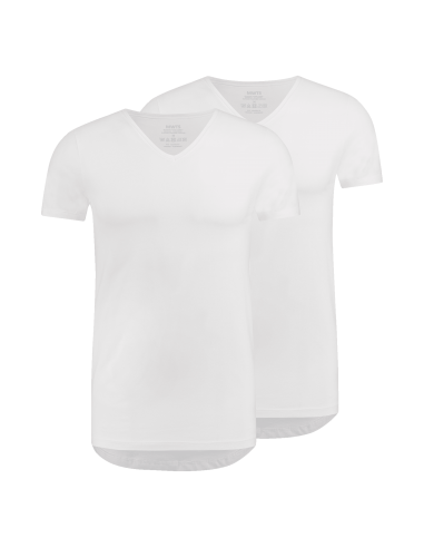 MWTS Heren T-shirt V-hals Slim fit...