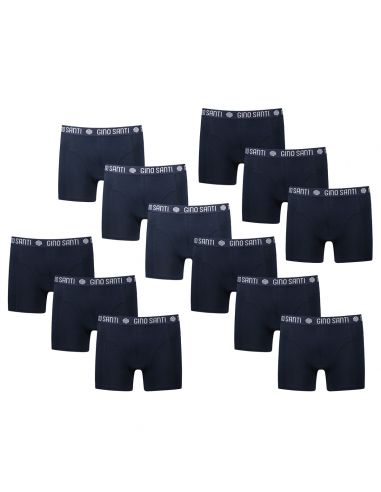 Gino Santi Heren Boxershort Comfort Cotton 6+6pack Navy